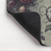 Laugh Lines - Gothic Floral Mousepad (Ecke)