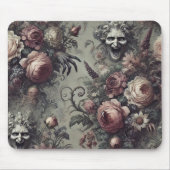 Laugh Lines - Gothic Floral Mousepad (Vorne)