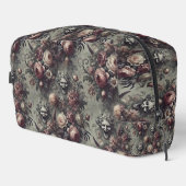 Laugh Lines - Gothic Floral Waschbeutel (Rechte Ecke)