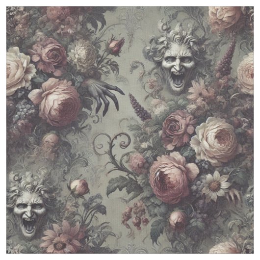Laugh Lines - Gothic Statement Tile Stoff (Muster)
