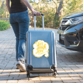 Laugh Love Aufkleber (Koffer Insitu)