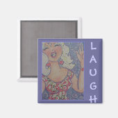 Laugh Magnet (Vorderseite/Rückseite)