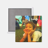 Laugh Magnet (Vorderseite/Rückseite)