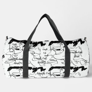 Laugh Out Loud Basketball Football Soccer Duffle Bag