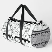 Laugh Out Loud Basketball Football Soccer Duffle Bag (Rechte Ecke)