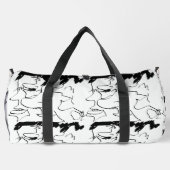 Laugh Out Loud Basketball Football Soccer Duffle Bag (Rückseite)