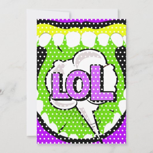 Laugh Out Loud Dankeskarte (Vorderseite)