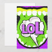 Laugh Out Loud Dankeskarte (Vorne/Hinten)