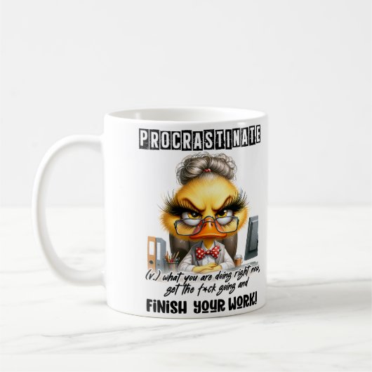 Laugh-Out-Loud-Geschenk: Tasse mit lustigem Zitat (Links)