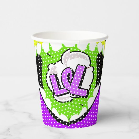 Laugh Out Loud Pappbecher (Rechts)