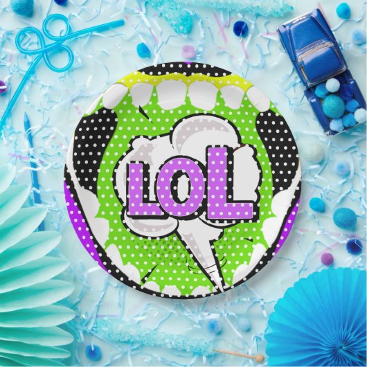 Laugh Out Loud Pappteller (Party)