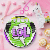 Laugh Out Loud Pappteller (Party)