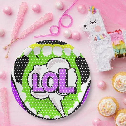 Laugh Out Loud Pappteller (Party)