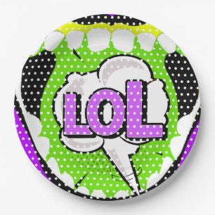 Laugh Out Loud Pappteller