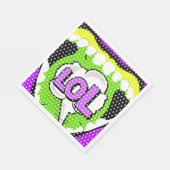 Laugh Out Loud Serviette (Ecke)