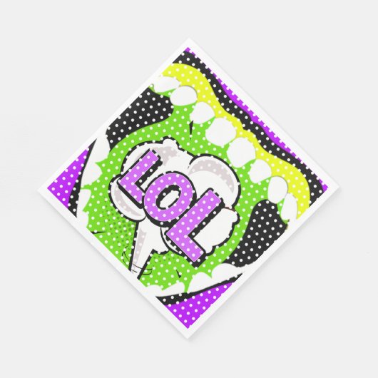 Laugh Out Loud Serviette (Ecke)