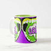 Laugh Out Loud Zweifarbige Tasse (Vorderseite Links)