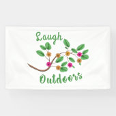 Laugh Outdoor Banner (Horizontal)