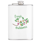 Laugh Outdoor Flachmann (Vorderseite)