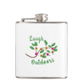 Laugh Outdoor Flachmann (Vorderseite)