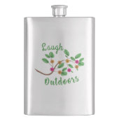 Laugh Outdoor Flachmann (Vorderseite)