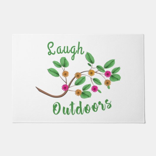 Laugh Outdoor Fußmatte (Vorderseite)
