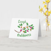 Laugh Outdoor Karte (Gelbe Blume)