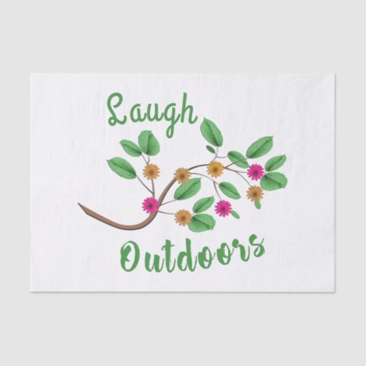 Laugh Outdoor Seidenpapier (Vorderseite)