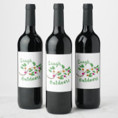 Laugh Outdoor Weinetikett (Flaschen)