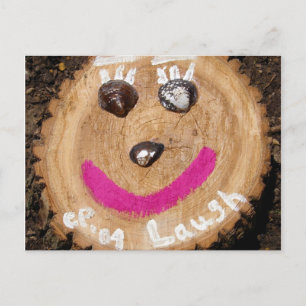 Laugh Postkarte