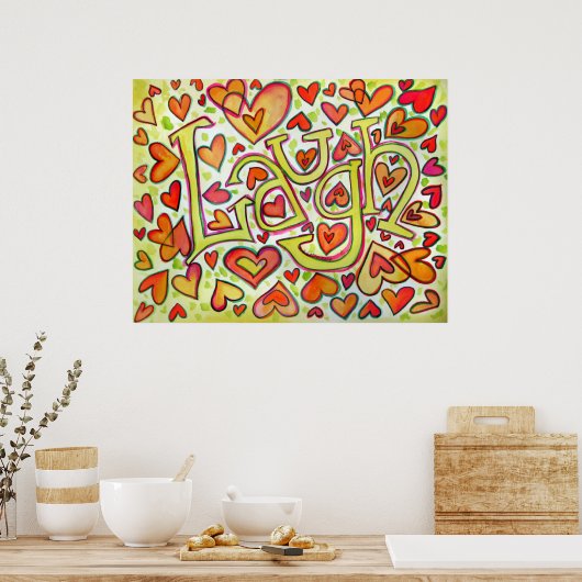 Laugh Print Poster (Küche)