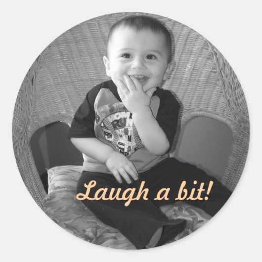 Laugh Sticker (Vorderseite)