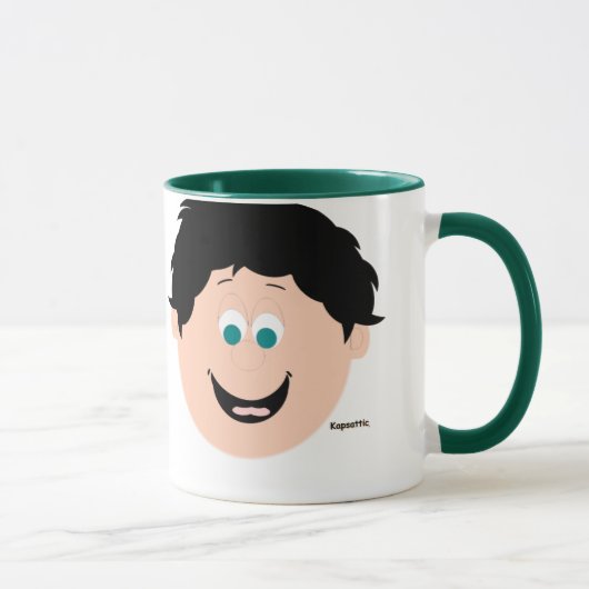 Laugh Tasse Boy Dark Hair (Rechts)