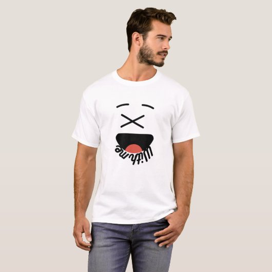"Laugh with me T - Shirt - Fun Icon Design" (Vorne ganz)