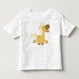 Laughing Cartoon Pony Children T - Shirt