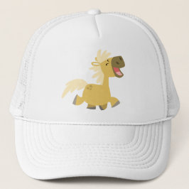 Laughing Cartoon Pony Hat Truckerkappe