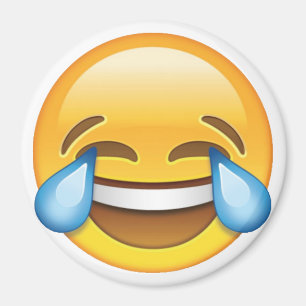 Laughing Crying Tears of Joy emoji Magnet