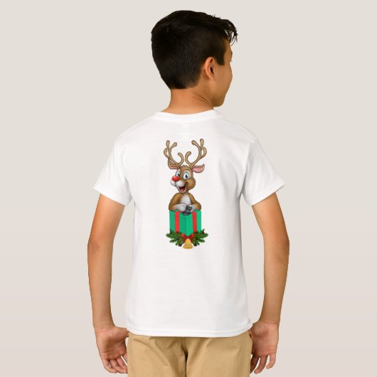 Laughing Deer T-Shirt (Schwarz voll)
