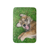 Laughing Dog Berger Picard Welppy Badematte (Vorderseite Vertikal)