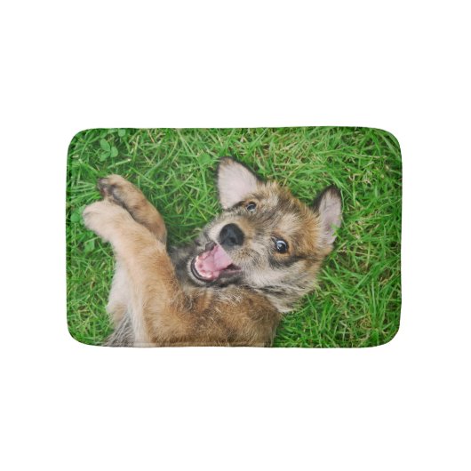 Laughing Dog Berger Picard Welppy Badematte (Vorderseite)