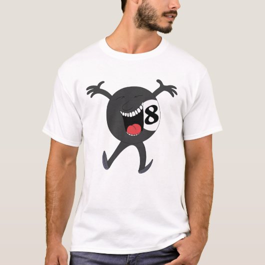 Laughing Eightball Mascot T-Shirt (Vorderseite)