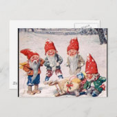 Laughing Elves Postkarte (Vorne/Hinten)