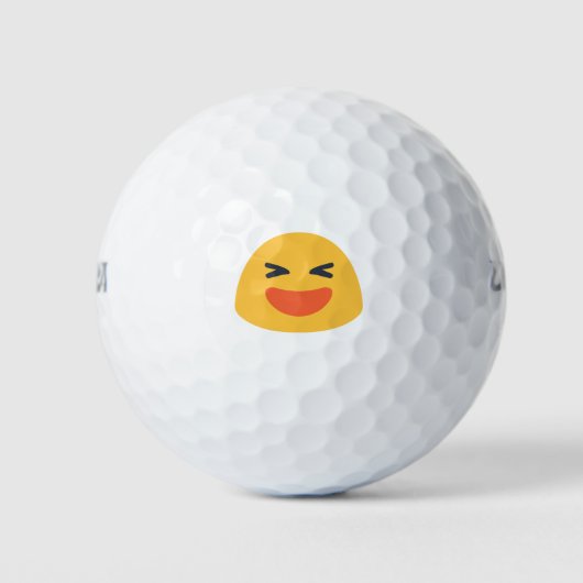 Laughing Emoji Golfball (Vorderseite)