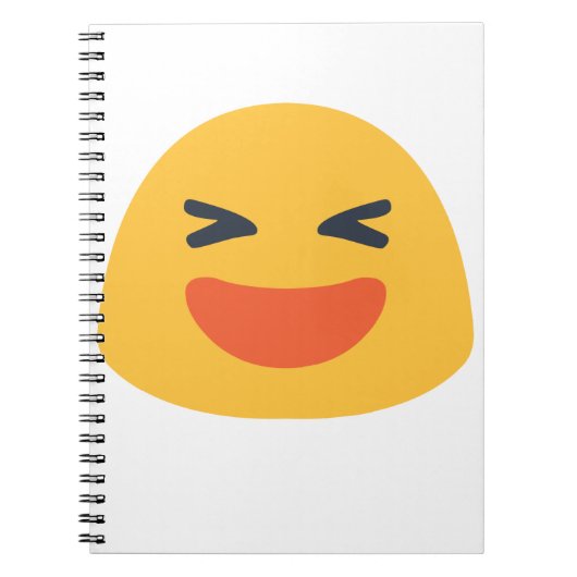 Laughing Emoji Notizblock (Vorderseite)