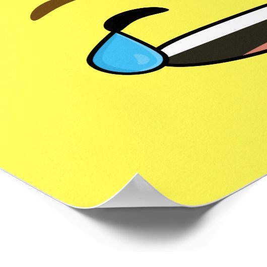 Laughing Emoji Poster (Ecke)