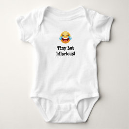 Laughing emoji Tiny but hilarious! Baby Strampler