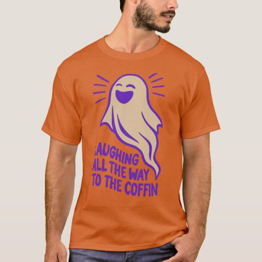 Laughing Ghost | Funny Halloween T-Shirt (Vorderseite)