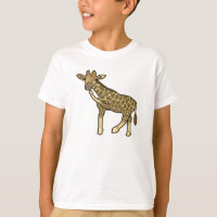 Laughing Giraffe Niedlich handGezeichnet Cartoon T