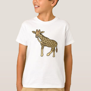 Laughing Giraffe Niedlich handGezeichnet Cartoon T T-Shirt