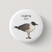 Laughing Gull Button (Vorderseite)